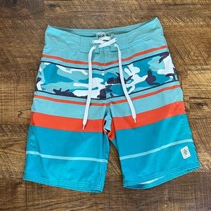 Like New Life Is Good Board Shorts Men’s Size 30